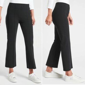 Athleta Mercurial Crop Flare Pants Black Size Medium